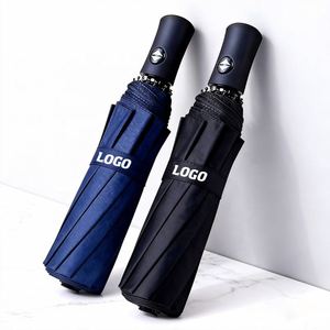 Parapluie de Pluie Compact Anti-UV Entièrement Automatique pour Hommes avec Logo Personnalisé – Cadeau d'Affaires Promotionnel - Product Image 1