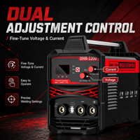 Nouvelle soudeuse Mini MIG 250 220V 3-en-1 sans gaz, fil fourré, MMA TIG 120A, onduleur IGBT, cycle de travail 60%, LED, portable