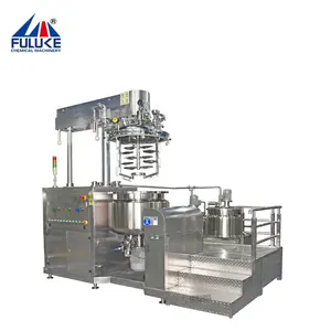 Fuluke stainless steel mixing machine tank body lotion cream making machine small 50l vacuum homogenizing emulsifier machine
