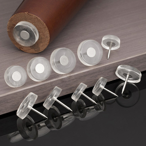 Glissières de meubles souples avec clou de fixation, 16-19 mm, <span class=keywords><strong>pour</strong></span> pieds de <span class=keywords><strong>chaise</strong></span>, patins à clou, glissières <span class=keywords><strong>pour</strong></span> pieds de meubles, protecteurs de sol - Product Image 3