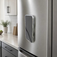 Support de doigt antidérapant magnétique pliable en alliage d'aluminium et biodégradable pour tablette et téléphone portable, utilisation à domicile/au bureau