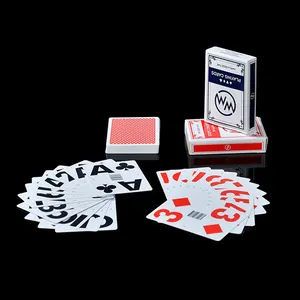 Cartes de divertissement éducatives de haute qualité, boîte de cartes à jouer en pvc, cartes à jouer en plastique