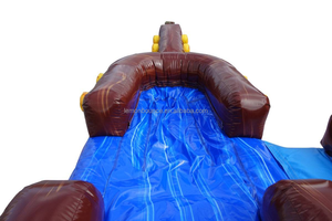 Tobogán Acuático Inflable Personalizado <span class=keywords><strong>con</strong></span> Temática de Barco Pirata, Parque Acuático Inflable <span class=keywords><strong>con</strong></span> <span class=keywords><strong>Piscina</strong></span> para Niños, Fiestas de Verano en el Patio Trasero, <span class=keywords><strong>Alquiler</strong></span> - Product Image 6