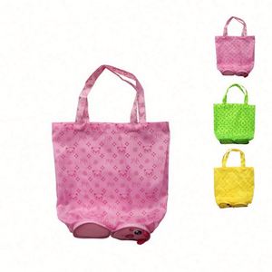 Sac de courses pliable multifonctionnel en polyester, imprimé dessin animé mignon, personnalisable et durable, collection 2026, vente chaude - Product Image 1