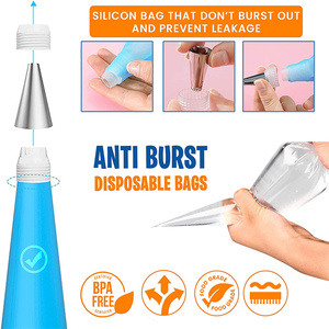 74 cái/bộ Bánh Trang Trí Công Cụ Thép Không Gỉ Đóng Băng Đường Ống Mẹo Pastry Vòi Phun Cao Cấp Bánh Pastry Trang Trí Kit - Product Image 5