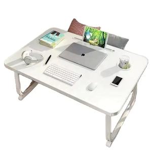 Bureau d'ordinateur portable pliable léger en MDF avec emplacement pour tasse - Product Image 4