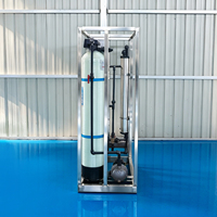 Système de filtration d'eau par osmose inverse certifié CE ISO, 250-500 litres par heure, équipement de traitement de l'eau, machine à eau pure
