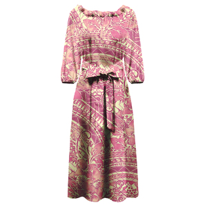 Tonga Puletaha Dress Polynesian Style <strong>Plus</strong> <strong>Size</strong> <strong>Clothing</strong> Samoa Women Dresses Tribe Island Church Clothes Custom - Product Image 3