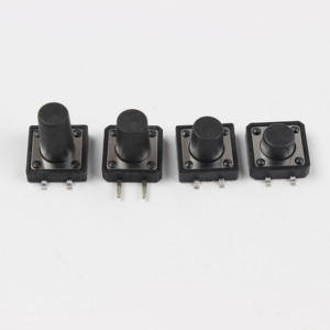 Interrupteur Tactile Micro Momentané SMD <span class=keywords><strong>12x12</strong></span> pour Panneau SMT PCB, Bouton Poussoir Tactile Marche/Arrêt 4 Broches, Hauteur 5 6 7 8 9 10 11 12mm - Product Image 2