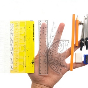 Kit de géométrie 13 pièces tendance et abordable, ensemble de dessin de cercles avec boîte de rangement – Meilleures ventes - Product Image 6