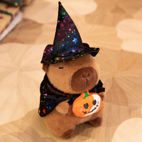 Peluche personnalisée Capybara Sorcier d'Halloween, jouet en peluche doux, figurine, cadeau, OEM ODM, vente en gros
