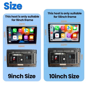 10.1 inch phổ Android 13 Car DVD <span class=keywords><strong>Player</strong></span> 8 core 2 + 32 gam IPS màn hình cảm ứng với Bluetooth GPS Navigation FM đa phương tiện Máy nghe nhạc - Product Image 4