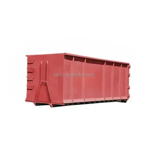 Customized Carbon Steel Dumpster Waste Recycling Hook Lift Bins Container for Manufacturing Plants Home and Farms Use