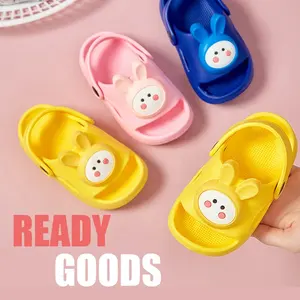 Cartoon Characters Non-Slip Outdoor Sandal Soft Thick Bottom Flat EVA Home Shoes Kids Slippers Baby Sandals And Slippers