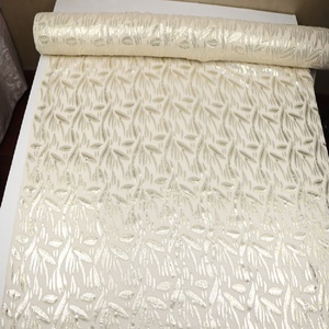 Thường xuyên sáng bóng hoa kim loại 100% lụa lurex Crepe <span class=keywords><strong>chiffonfabric</strong></span> mềm chất lượng cao cho nam giới phụ nữ vải lót váy Khăn trùm đầu - Product Image 2