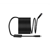 Mini caméra endoscopique USB industrielle portable pour réparation automobile, inspection de canalisations et égouts, vidéo Full HD, Type-C, 5,5 mm, 5 m