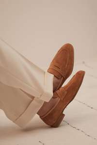 Chaussures Casual Vintage de Luxe Britanniques - Cuir Lisse avec Finition Texturée, Chaussures pour Hommes Prêtes pour le Mariage - Product Image 6