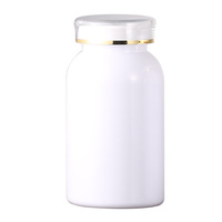 Bouteilles en plastique vides de 80ml, produits médicaux écologiques, emballage de pilules de poudre en capsule, récipients alimentaires, bouchon à déchirer, PET