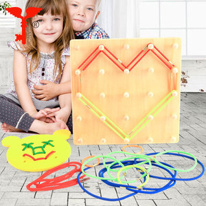 Enseñanza temprana de los niños usan cuerda juguetes para niños, juguetes de peluche - Product Image 5