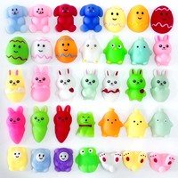 CHENXI En gros Jouets capsules anti-stress mini animaux, rembourrages en vrac (grenouille, petit ours, surprise), unisexe, pour distributeurs automatiques