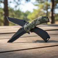 Couteau pliant en acier inoxydable 4CR13 de haute qualité brésilien, ODM OEM, couteau de poche tactique de survie pour le camping en plein air, EDC