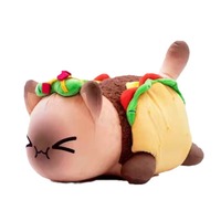 Coussin en peluche Ahpmau en gros, motif hamburger et frites, jouet en peluche animal de dessin animé, décoration 11cm-30cm