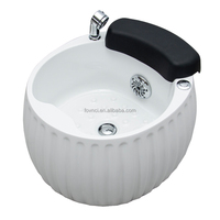Bac à pédicure pour spa des pieds, avec jet magnétique et lumière colorée, pour manucure et pédicure