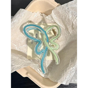 Popular Unique Design <b>Sweet</b> Gradient Color Butterfly Hairpin Fashionable Temperamental Girl's Hairpin Wholesale Headwear - Product Image 5