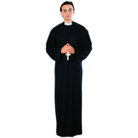 Costume de nonne pour femmes, tenue religieuse classique pour Halloween, fête costumée, performance scénique