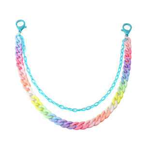 Chaîne de taille en résine pour femme Yueli, couleur bonbon, double couche, chaîne de corps tendance, à porter au quotidien - Product Image 5