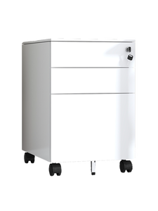 Armoire de rangement mobile en acier à trois tiroirs avec serrure électronique, style moderne et minimaliste, pour <span class=keywords><strong>bureau</strong></span>, à poser sous le <span class=keywords><strong>bureau</strong></span> - Product Image 5