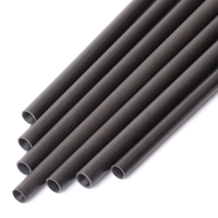 Tube d'arbres de queue de billard en fibre de carbone de 12.2mm, ébauches de queue Protapered avec remplissage en mousse, virole et insert de joint