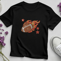 Transfert de strass personnalisé pour football américain, motif thermocollant pour T-shirts