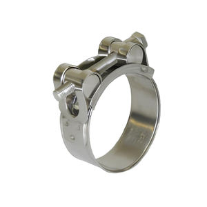 Collier de serrage à bande solide 18x0.6mm en acier W4, plage de serrage 23-25mm - Product Image 1