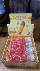 Giant Pencil Squishy Stress Relief <b>Toy</b> Large-size TPR Squeeze Pencil <b>Fidget</b> <b>Toy</b> - Product Image 2