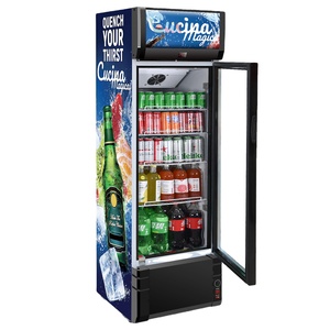 Refrigeradores Exhibidores para Supermercados de 288L, Refrigerador Comercial para Bebidas, Cerveza, Vegetales y Frutas - Product Image 5