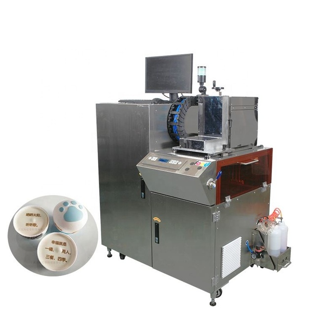 Food Industrial Cheap Digital Inkjet Uv Printing Machine Single Pass Food Printer High Speed Industrial Food Printer