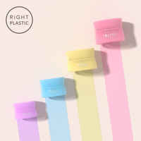 RiGHT PLASTIC PC Desain Baru Bentuk Kerucut Wadah PP Berwarna 30-100ml Wadah Kosmetik Krim Wajah Krim Mata Lip Balm Lulur Tubuh Wadah Kosong