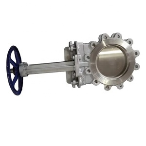 Tay bánh xe hoạt động PN16 mặt bích kết nối SS304 dao Van cổng nước chung Hướng dẫn sử dụng van <span class=keywords><strong>2</strong></span> inch SS Hướng dẫn sử dụng van thông hơi - Product Image 2