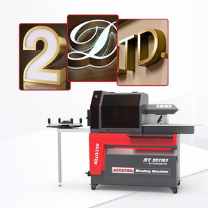 Accutek atmini Tuyệt Vời Mini 3D Bảng Chữ Cái Thư Máy Neon Dấu Hiệu CNC Thư Kênh Máy Uốn Để Làm Công Ty Chữ - Product Image 1