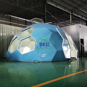 High-end High-strength Aluminum Profiled <b>Egg</b>-shaped Space Fortress Dome <b>House</b> - Product Image 3
