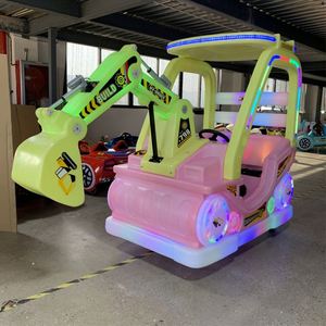 Offre Spéciale Manèges de Parc d'Attractions : Voiture à Batterie avec Éclairage LED Coloré, Excavatrice et Voiture Tamponneuse pour Utilisation Extérieure et Intérieure - Product Image 4
