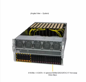 เซิร์ฟเวอร์แบบติดตั้งบนแร็ค 5U รุ่น SuperServer 521GE-TNRT เซิร์ฟเวอร์แบบติดตั้งบนแร็คสำหรับ Cloud Gaming พร้อมโปรเซสเซอร์ Intel Xeon - Product Image 2