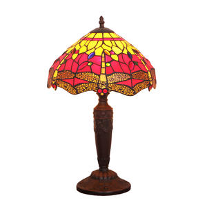 Lámparas de Noche Retro Europeas para Dormitorio, Diseño Creativo de Libélula Roja, Suministro Directo de Fábrica para Sala de Estar, Bar o Mesa - Product Image 3