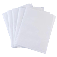Draps de lit jetables non tissés OEM blancs et bleus en PP SMS SMMS pour brancards d'hôpital, pour spas et salons de beauté