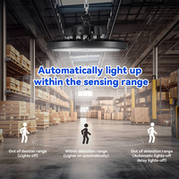 Led UFO High Bay Light 100W 150lm/w Lampe industrielle pour entrepôt Moulé sous pression Aluminium UFO Highbay Luminaire haute luminosité