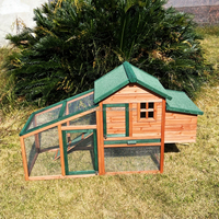 Poulailler en bois écologique SDC018 pour l'extérieur, cage à volailles, nichoir pour poules, cages à canards, poulailler, gallinero