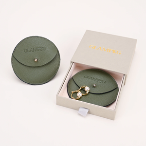 High Quality Luxury Jewelry Packaging <b>Box</b> with Snap Button Pouch for Ring <b>Earring</b> Necklace <b>Gift</b> - Product Image 2