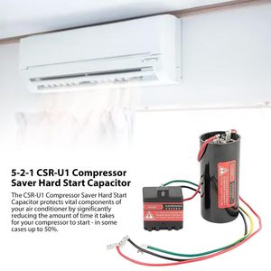 Kit de Condensador de Arranque Duro CSR-U1 5-2-1 para Unidades de Aire Acondicionado de 1 a 3 Toneladas - Product Image 3