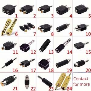 Adattatore adattatore da 1 inca a 2 AV con adattatore <span class=keywords><strong>Jack</strong></span> Audio femmina maschio adattatore <span class=keywords><strong>3.5</strong></span> e Splitter - Product Image 5